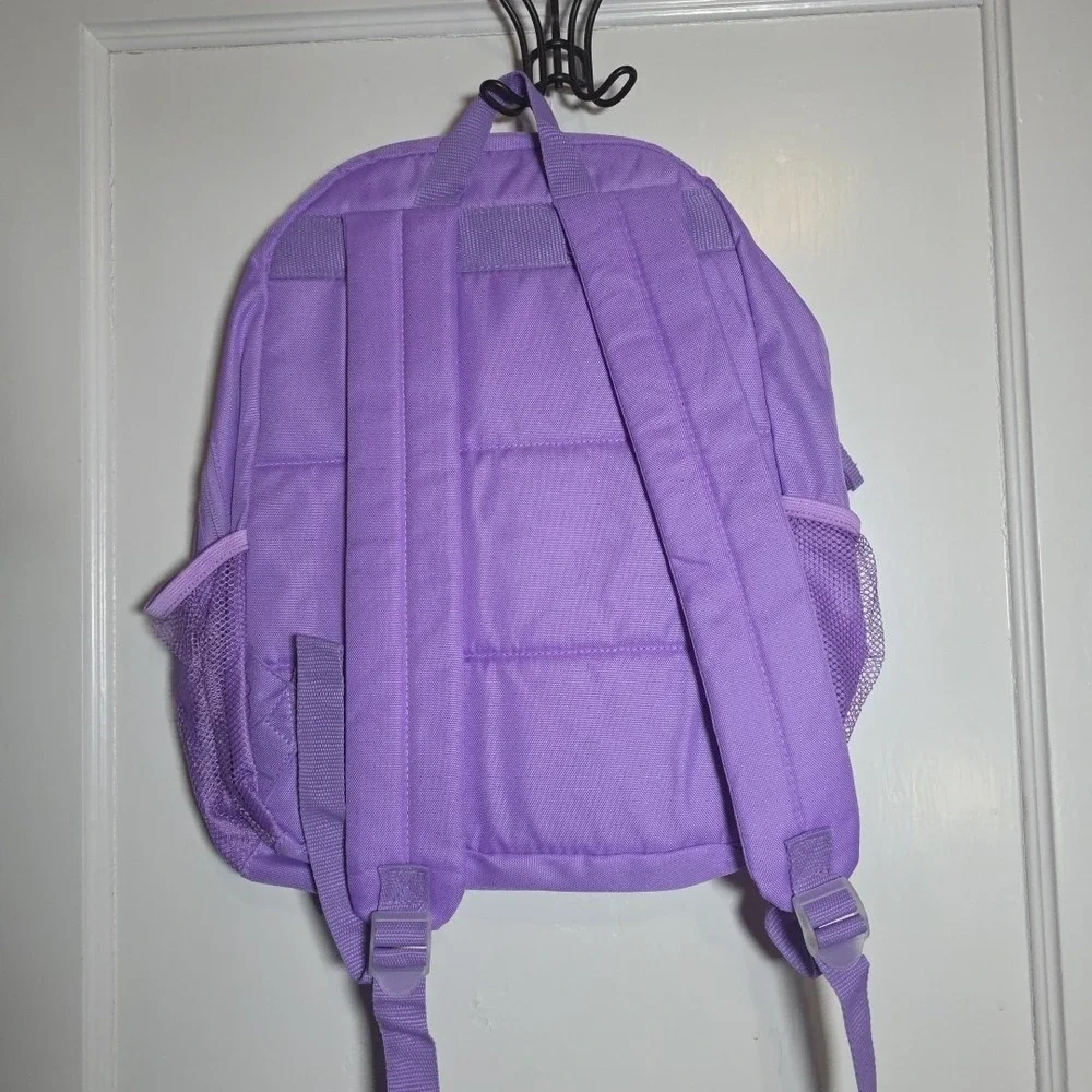 Back‎ To School Set Purple Backpack Smiley Lunchbox And Ice packs New